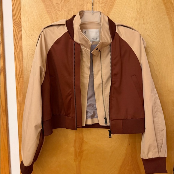 NWOT Anthropologie Pilcro Mix Bomber Jacket
Size Large - Picture 7 of 9